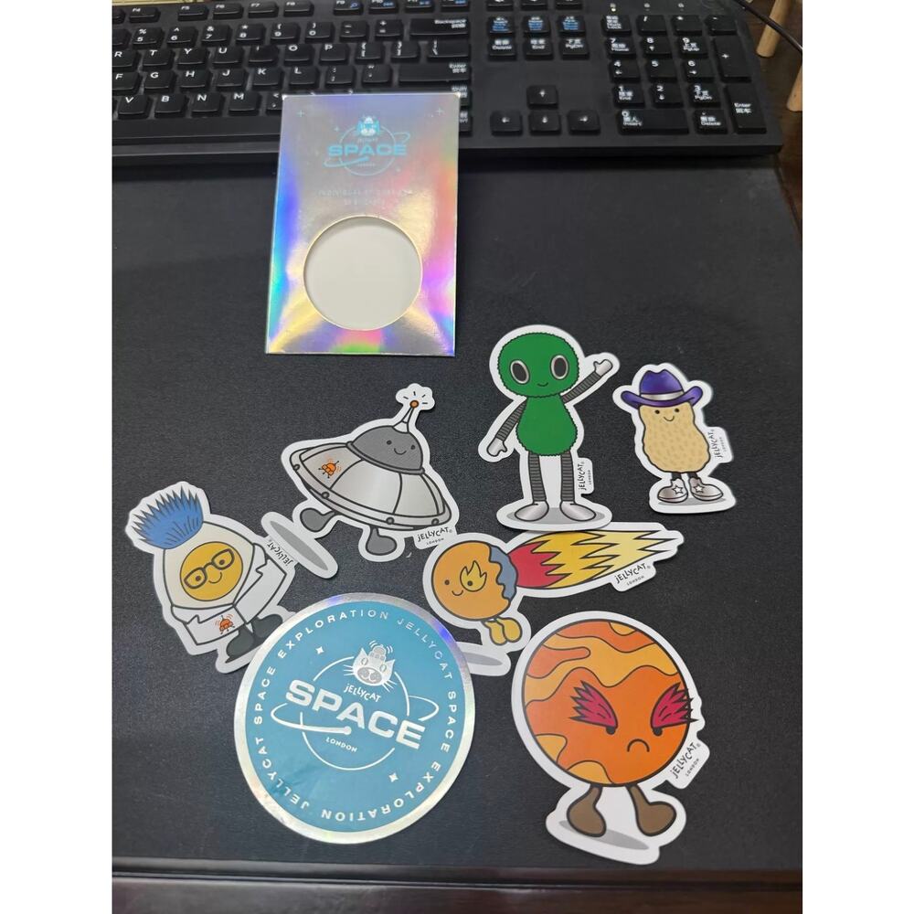 NWT jellycat official Seoul Exclusive Space sticker Limited EDITION VHTF